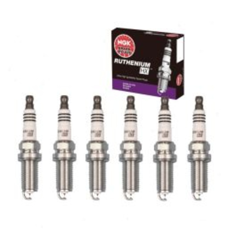 6 pc NGK Ruthenium HX Spark Plugs for 2009 Hyundai Genesis 3.8L V6
