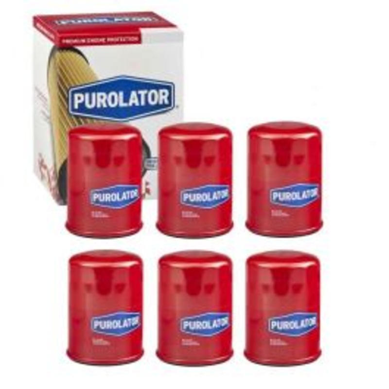 6 pc Purolator L14610 Engine Oil Filters