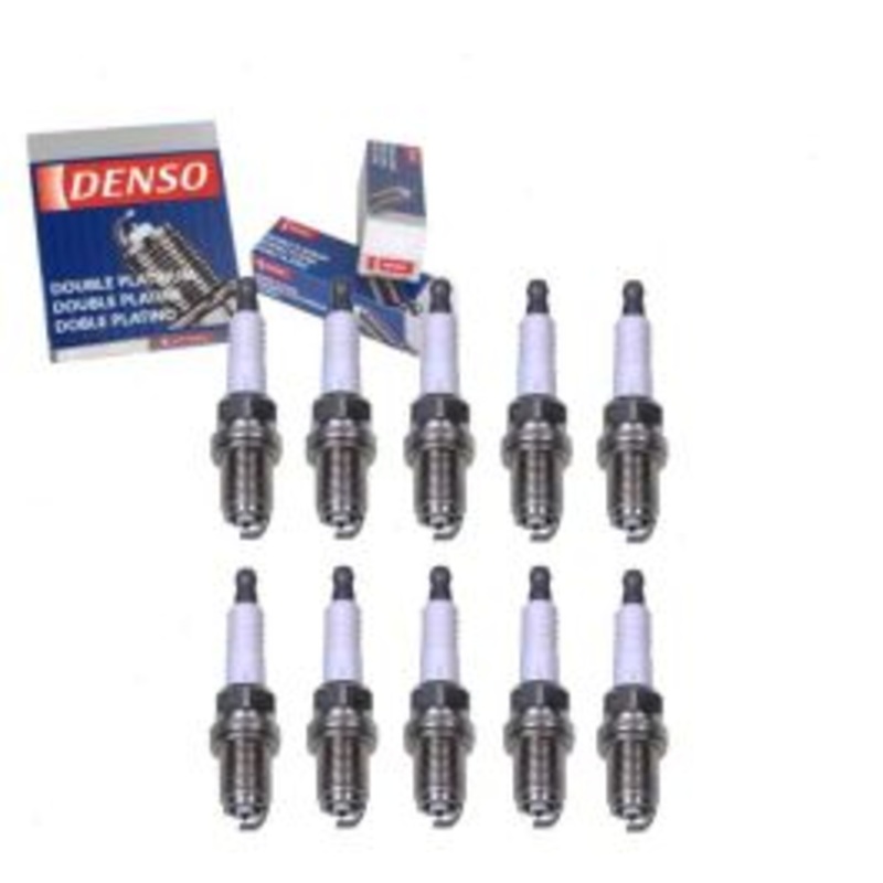 10 pc DENSO Double Platinum Spark Plugs for 2014 Audi R8 5.2L V10