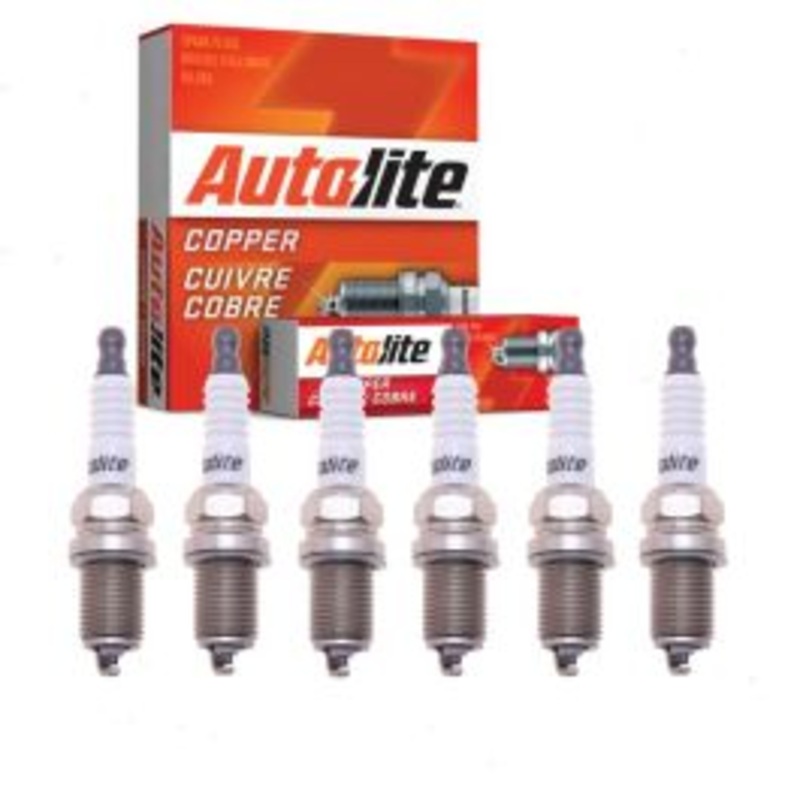 6 pc Autolite Copper Core Spark Plugs for 2012-2018 Audi A7 Quattro 3.0L V6