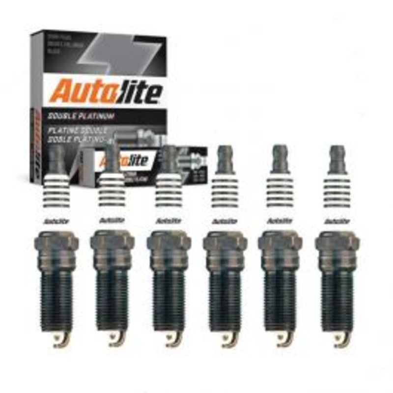 6 pc Autolite Double Platinum Spark Plug for 2007-2012 Lincoln MKZ 3.5L V6