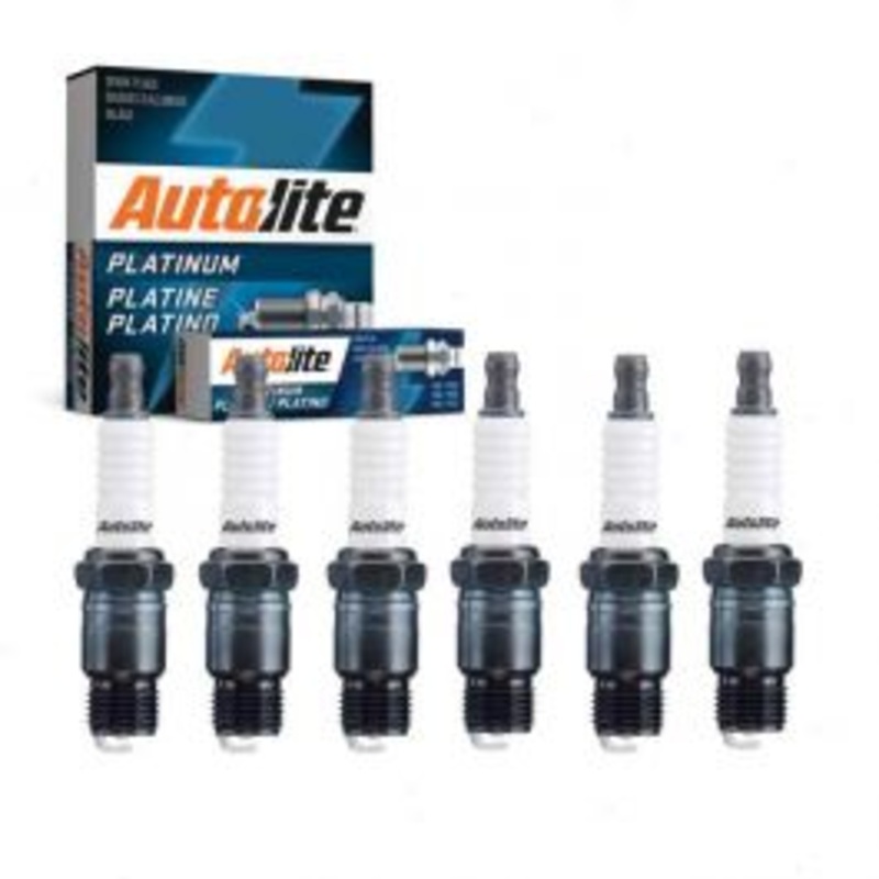 6 pc Autolite Platinum Spark Plug for 1975-1986 Chevrolet K20 4.8L L6