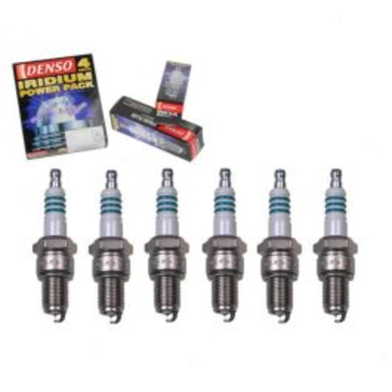 6 pc DENSO Iridium Power Spark Plugs for 1975-1976 Mercedes-Benz 280 2.8L L6
