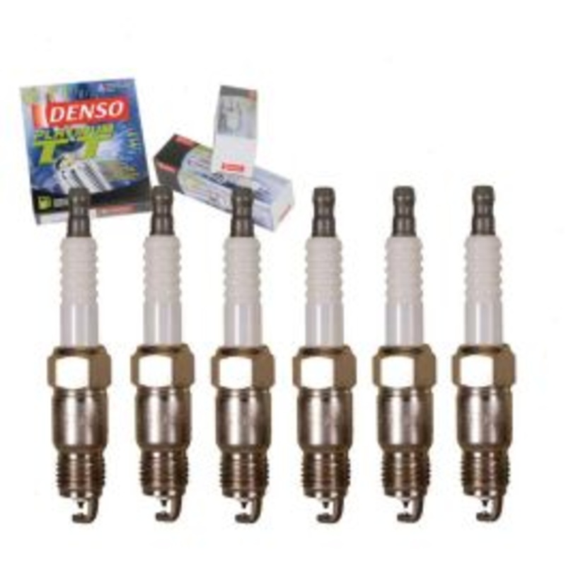 6 pc DENSO Platinum TT Spark Plugs for 1985-1986 Chevrolet Cavalier 2.8L V6