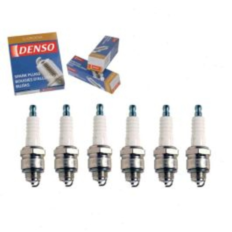 6 pc DENSO Standard U-Groove Spark Plugs for 1966-1971 Jeep CJ5 3.7L V6