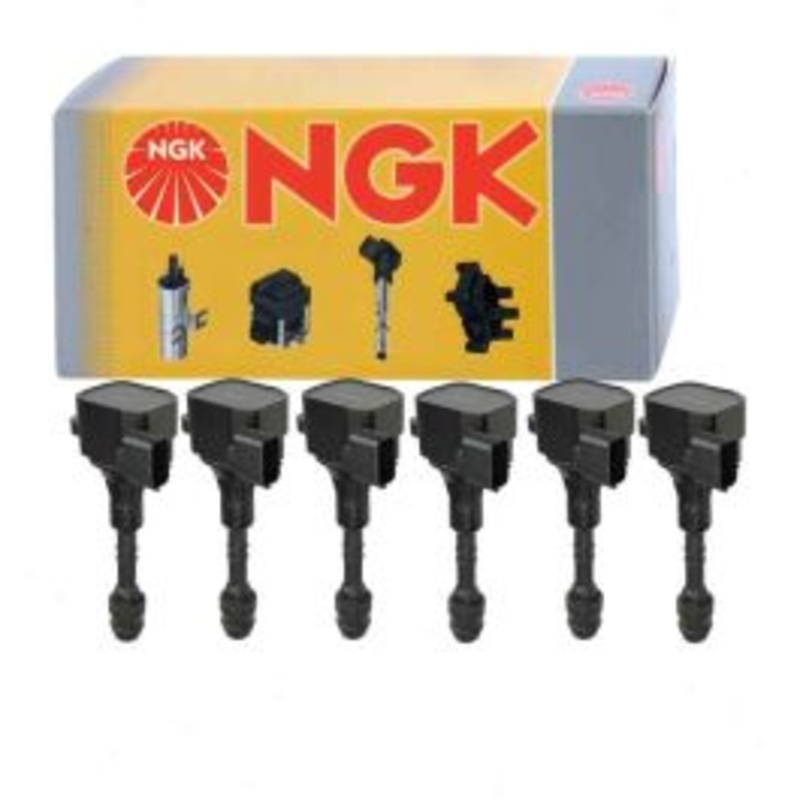 6 pc NGK Ignition Coils for 2002-2006 Nissan Altima 3.5L V6