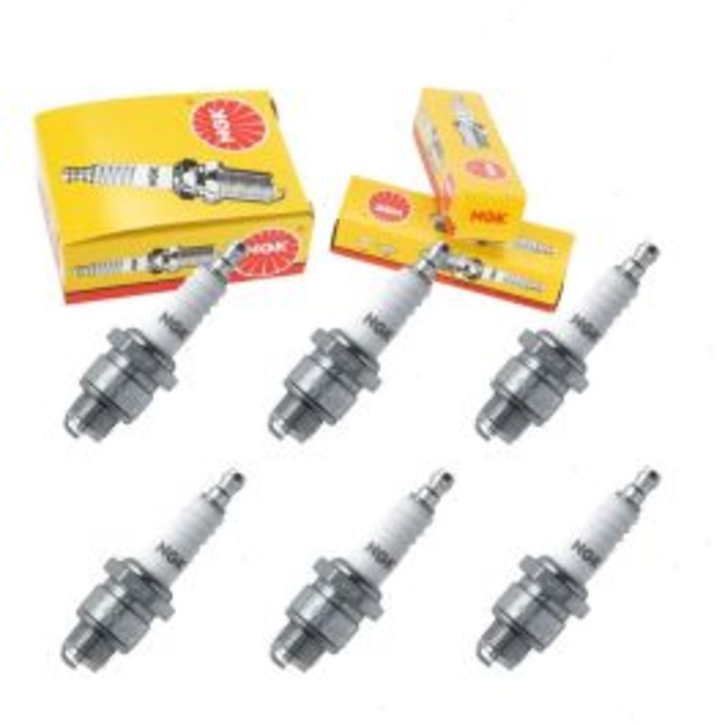 6 pc NGK Standard Spark Plugs for 1961-1962 American Motors Deluxe 3.2L L6