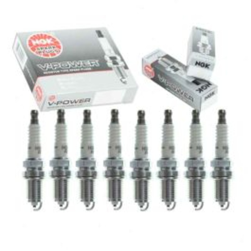 8 pc NGK V-Power Spark Plugs for 1992-1993 Dodge D150 5.2L 5.9L V8