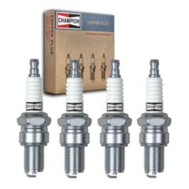4 pc Champion Copper Plus Spark Plugs for 1965-1968 Nissan 520 Pickup 1.3L L4