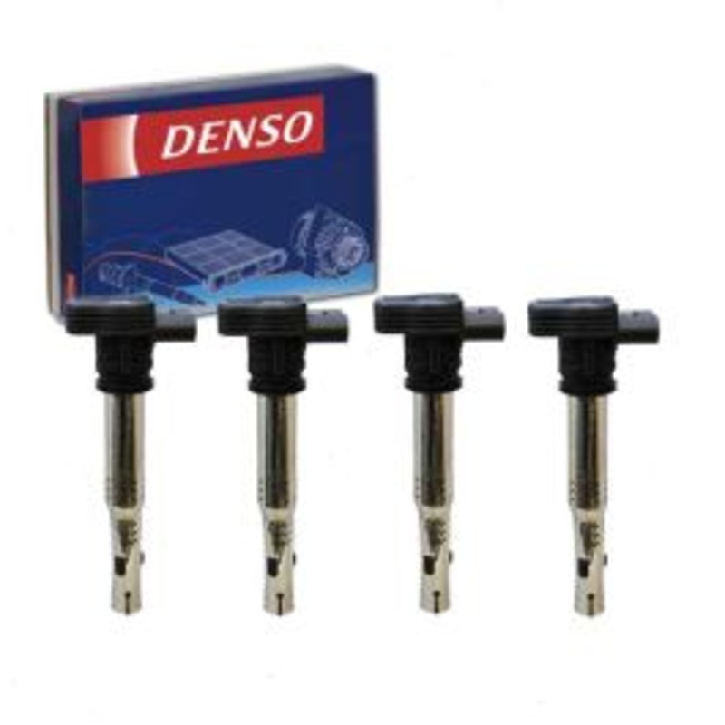 4 pc DENSO Direct Ignition Coils for 2007-2016 Volkswagen Eos 2.0L L4