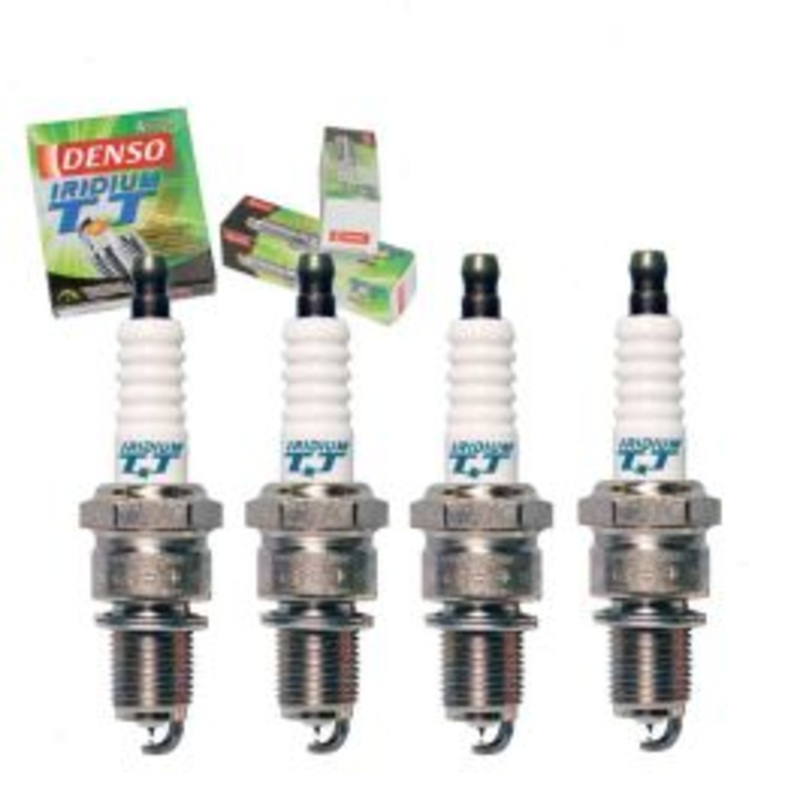 4 pc DENSO Iridium TT Spark Plugs for 1971 Mazda 616 1.6L L4