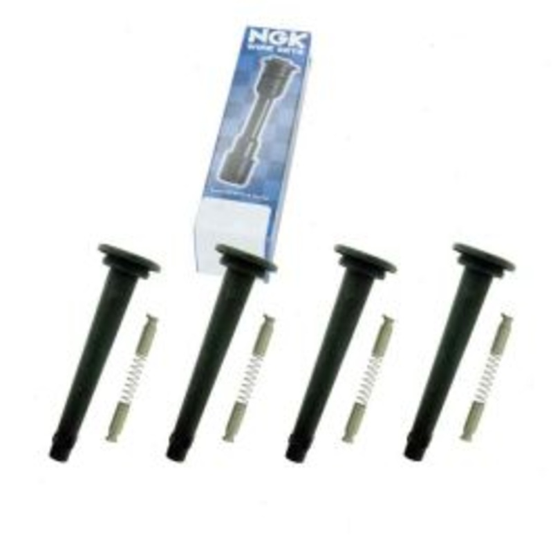 4 pc NGK Ignition Coil Boots for 2007-2009 Nissan Sentra 2.0L L4