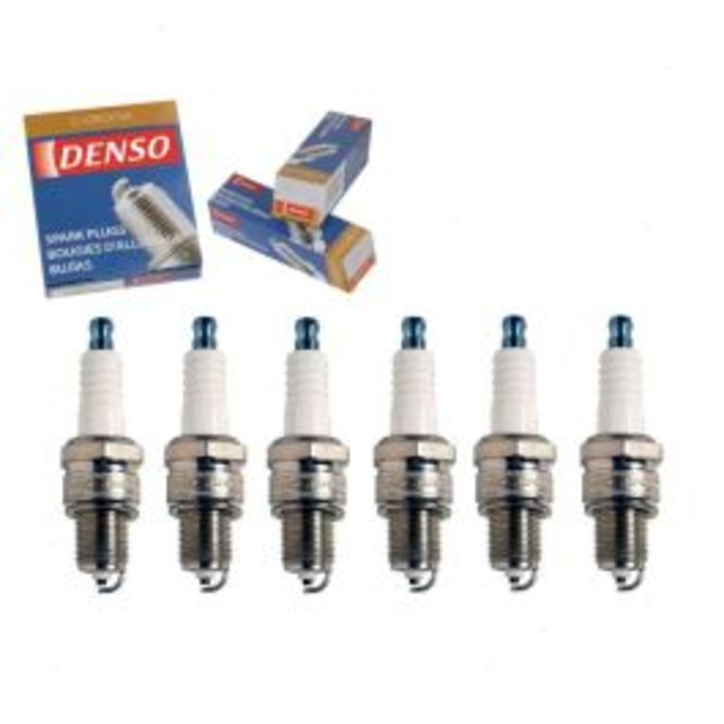6 pc DENSO Standard U-Groove Spark Plugs for 1966-1969 Mercedes-Benz 230 2.3L L6