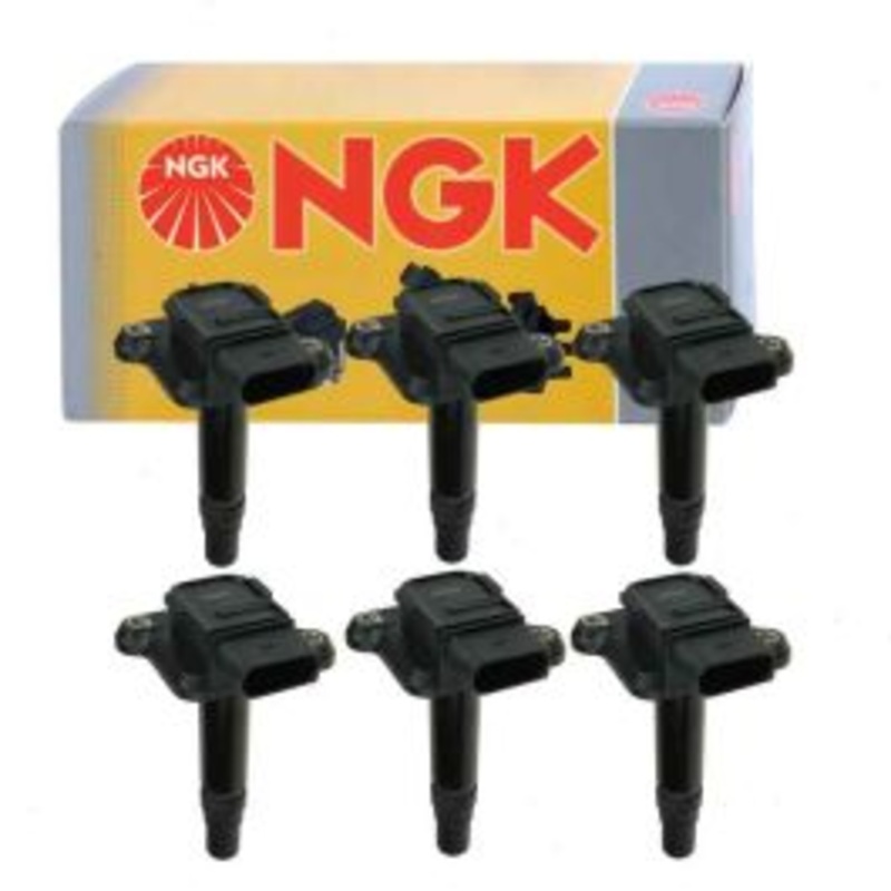 6 pc NGK Ignition Coils for 2003 Audi A6 Quattro 3.0L V6