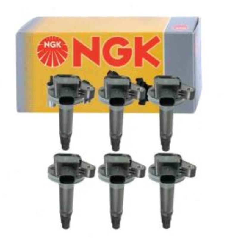 6 pc NGK Ignition Coils for 2011-2017 Ford Mustang 3.7L V6