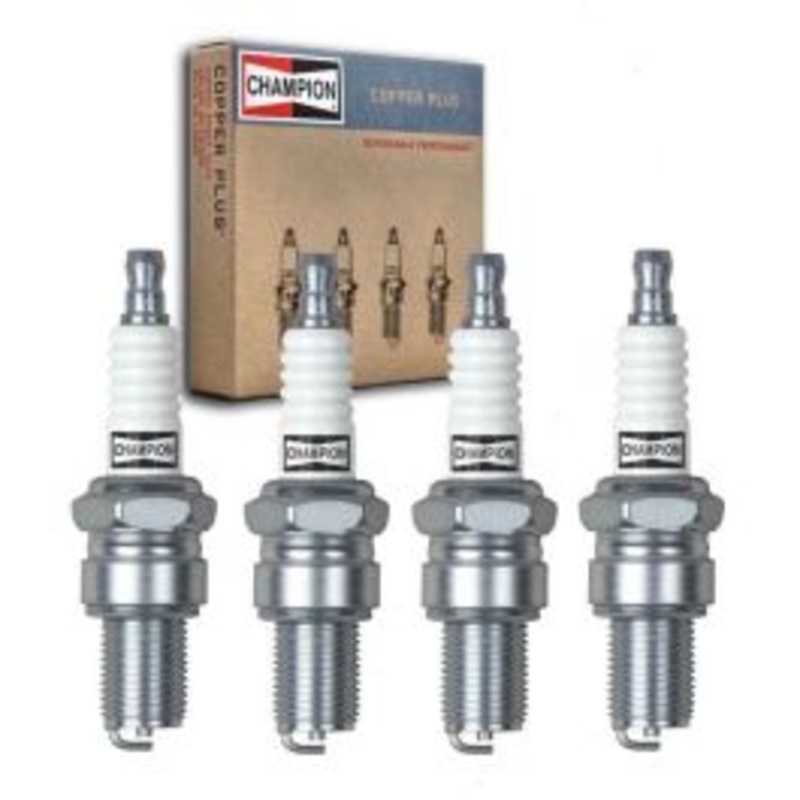 4 pc Champion Copper Plus Spark Plugs for 1956-1959 Austin A35 0.9L L4