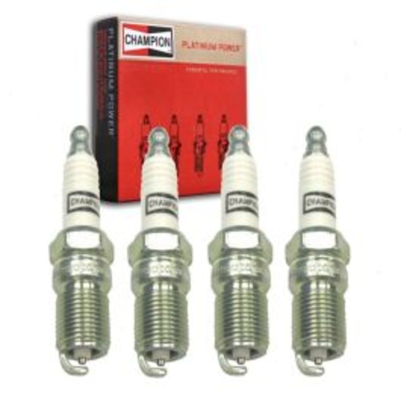 4 pc Champion Platinum Spark Plugs for 1982-1983 Mercury Lynx 1.6L L4