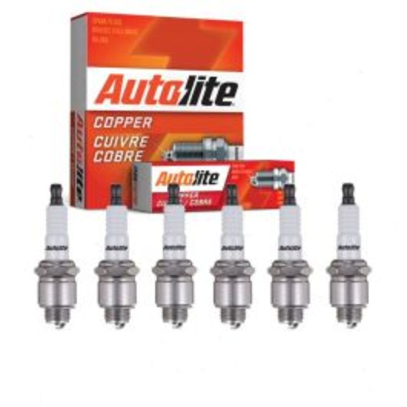 6 pc Autolite Copper Core 306 Spark Plugs