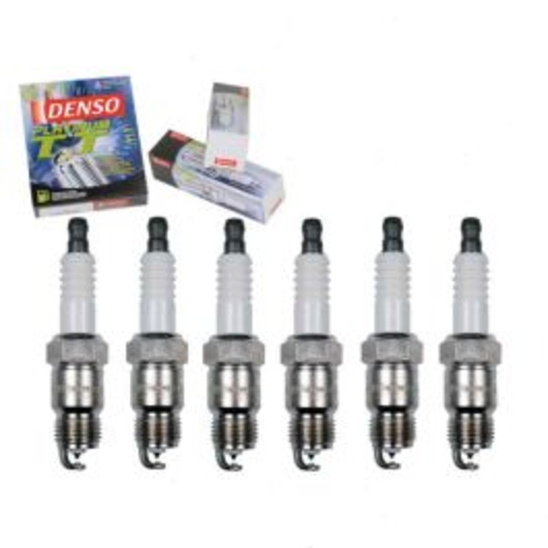 6 pc DENSO Platinum TT Spark Plugs for 1979 Pontiac Grand Am 3.8L V6