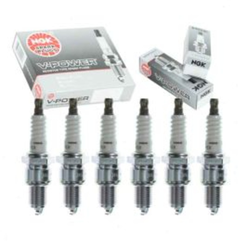 6 pc NGK V-Power Spark Plugs for 1967-1974 Dodge Coronet 3.7L L6