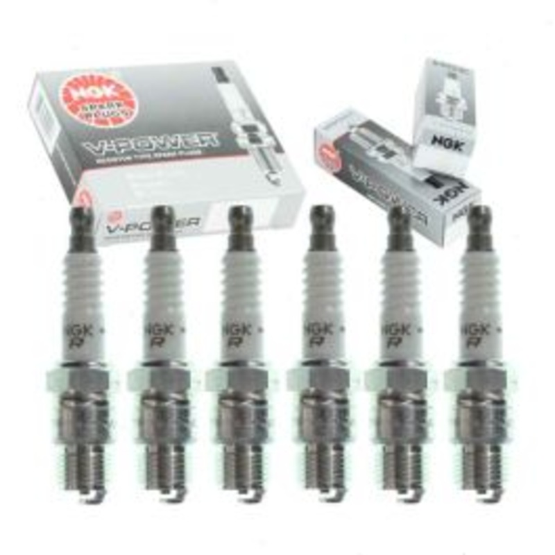 6 pc NGK V-Power Spark Plugs for 1970-1973 Chevrolet Impala 4.1L L6