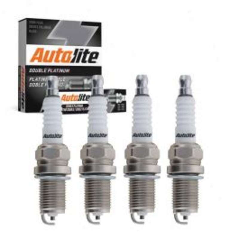 4 pc Autolite Double Platinum Spark Plug for 1988-1992 Mazda 626