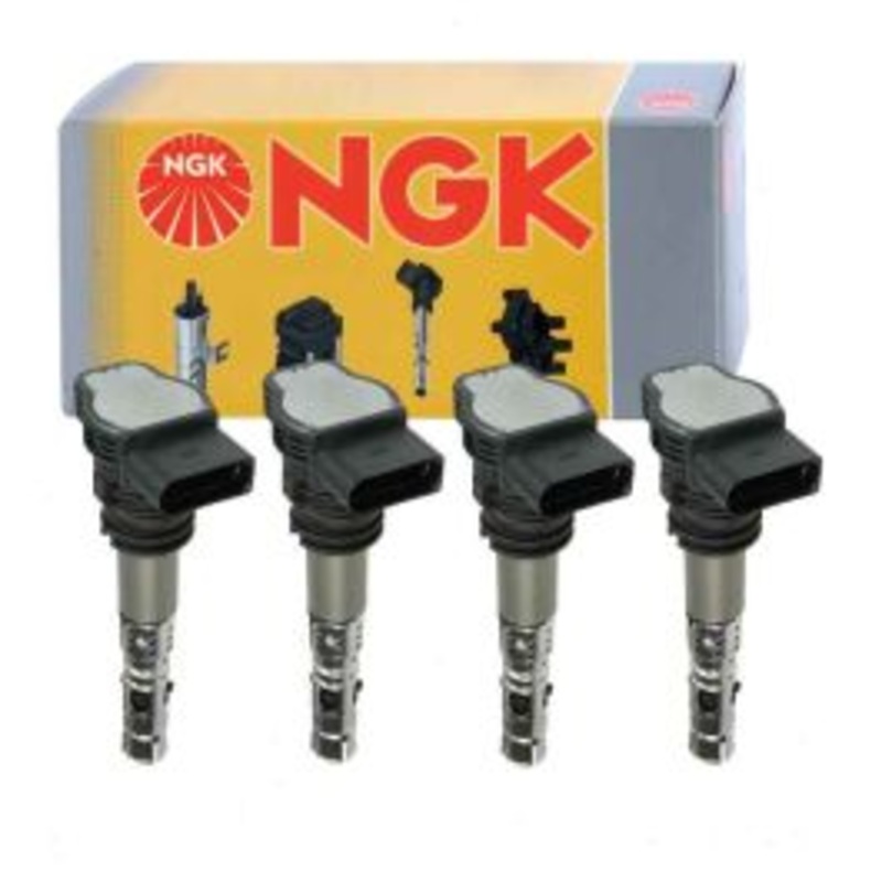 4 pc NGK Ignition Coils for 2001-2006 Audi TT Quattro 1.8L L4