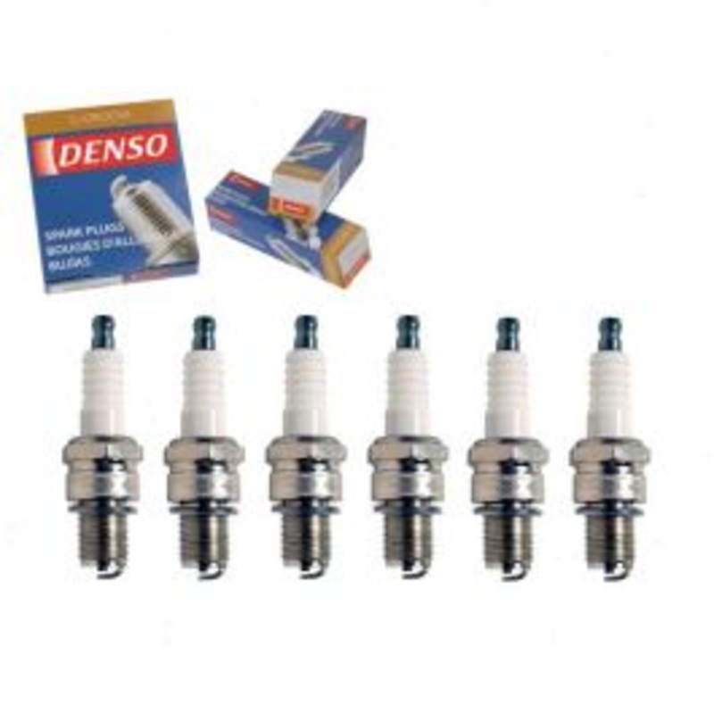 6 pc DENSO Standard U-Groove Spark Plugs for 1967 GMC K15 K1500 Pickup 4.8L L6