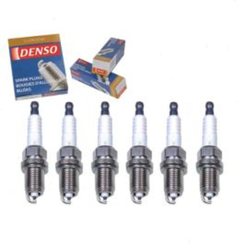 6 pc DENSO Standard U-Groove Spark Plugs for 2001-2010 Toyota Highlander 3.0L 3.3L V6