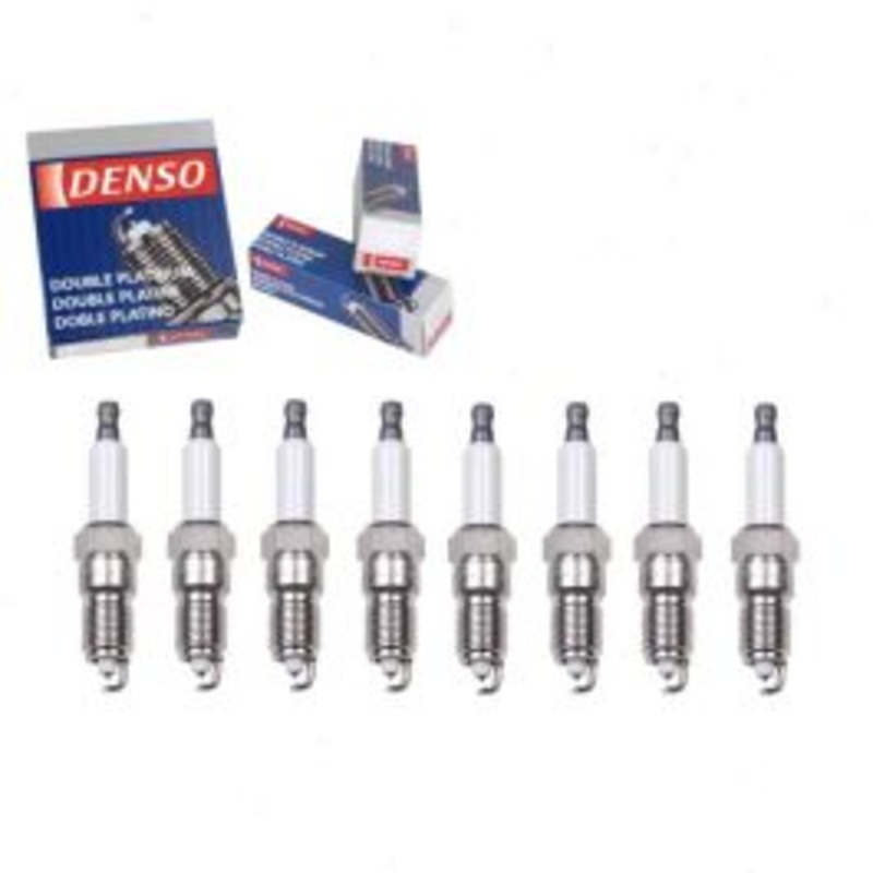 8 pc DENSO Double Platinum Spark Plugs for 2002-2006 Chevrolet Avalanche 2500 8.1L V8