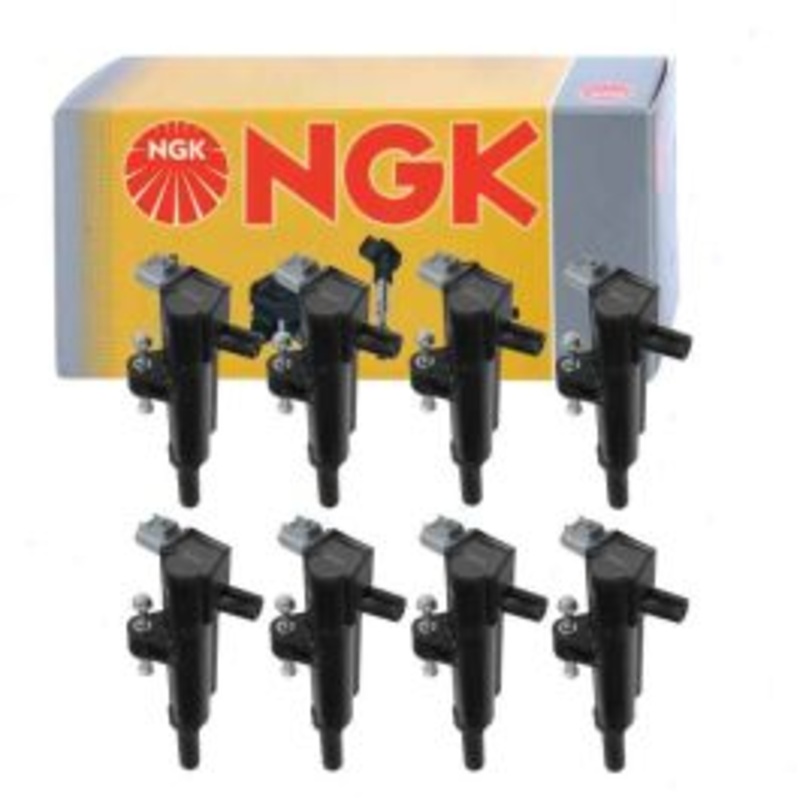 8 pc NGK Ignition Coils for 2008-2010 Dodge Dakota 4.7L V8