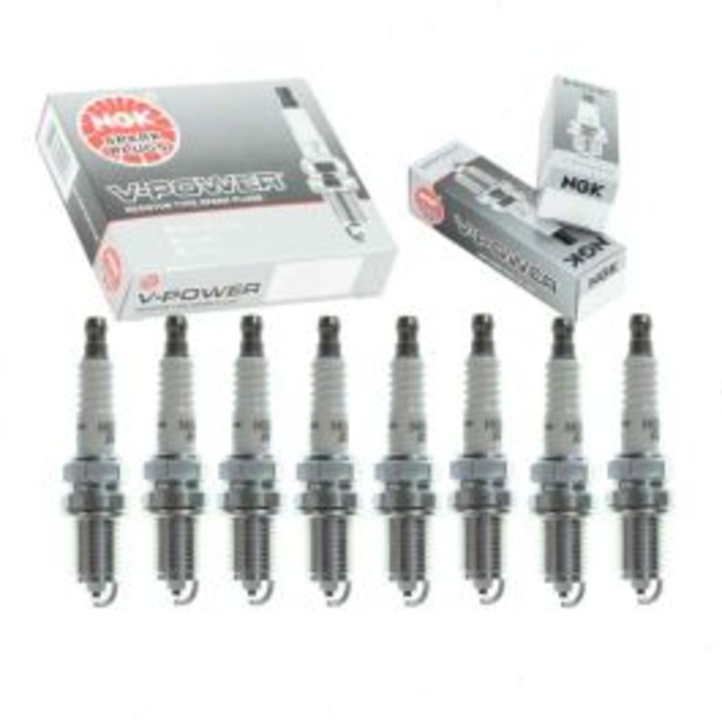 8 pc NGK V-Power 5155 FR4 Spark Plugs