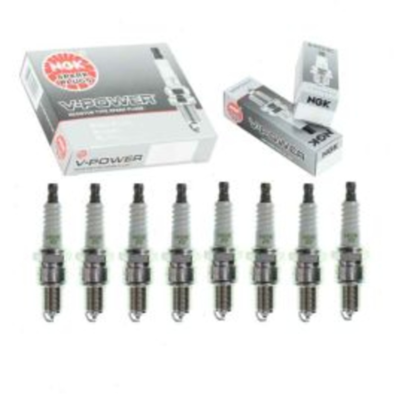 8 pc NGK V-Power Spark Plugs for 1972 Mercedes-Benz 350SL 4.5L V8