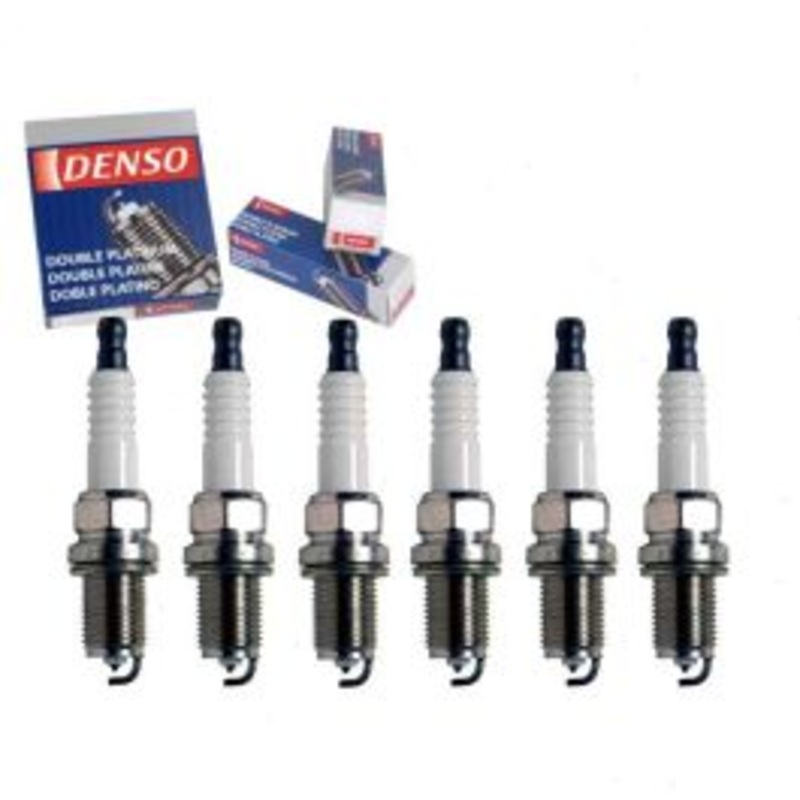 6 pc DENSO Double Platinum Spark Plugs for 2002 Isuzu Axiom 3.5L V6