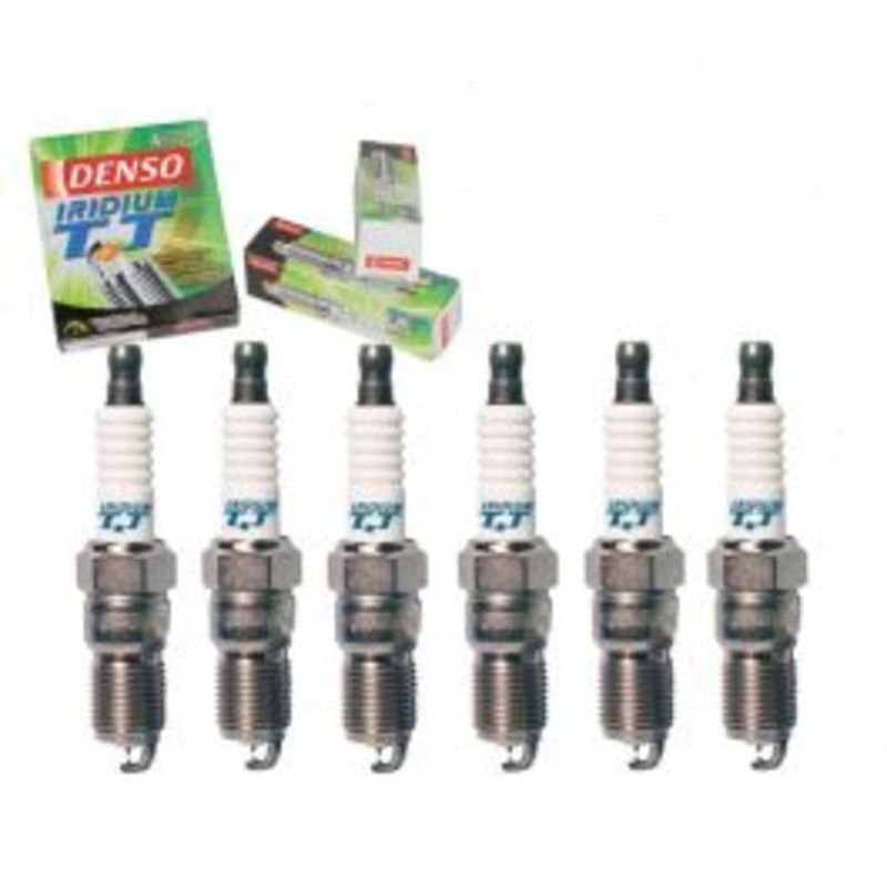 6 pc DENSO Iridium TT Spark Plugs for 1988-1991 Mercedes-Benz 300SE 3.0L L6