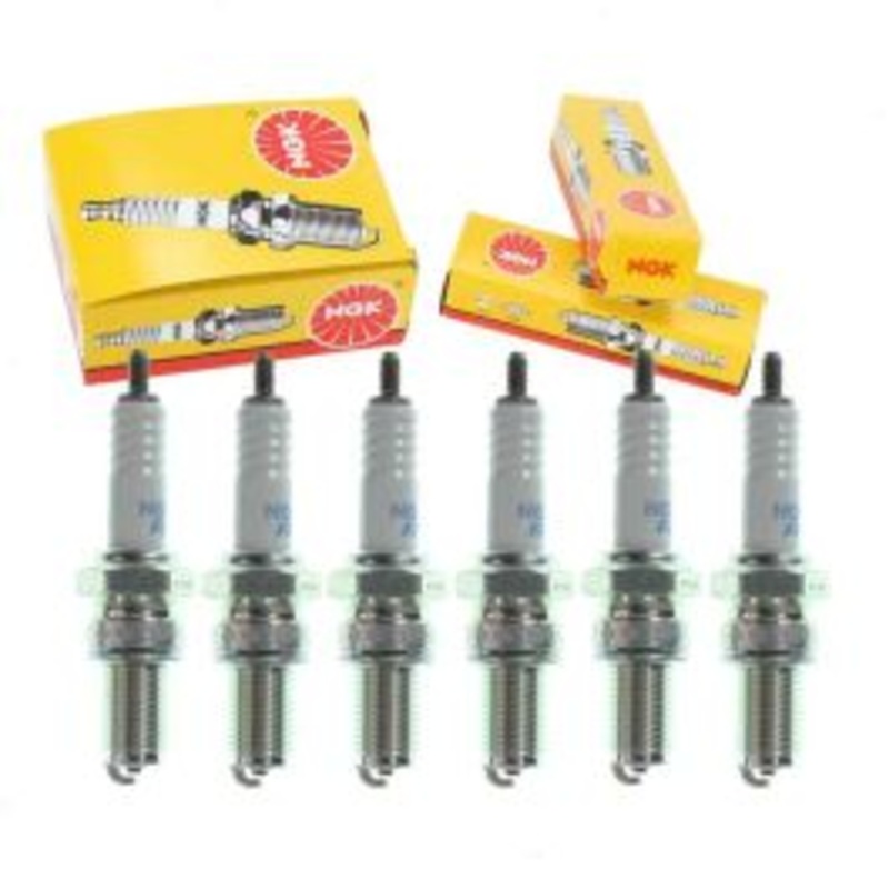 6 pc NGK Standard 1299 JR10B Spark Plugs