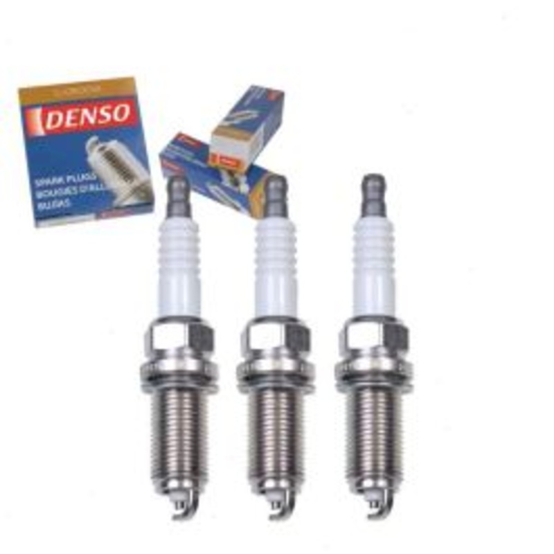 3 pc DENSO Standard U-Groove Spark Plugs for 2015-2017 Mitsubishi Mirage 1.2L L3