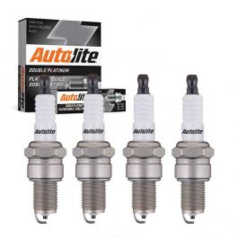 4 pc Autolite Double Platinum Spark Plug for 1973-1987 Honda Civic 1.2L 1.3L