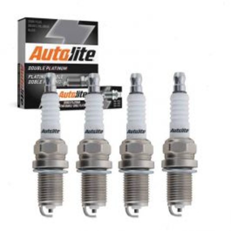 4 pc Autolite Double Platinum Spark Plug for 1999-2002 Daewoo Nubira
