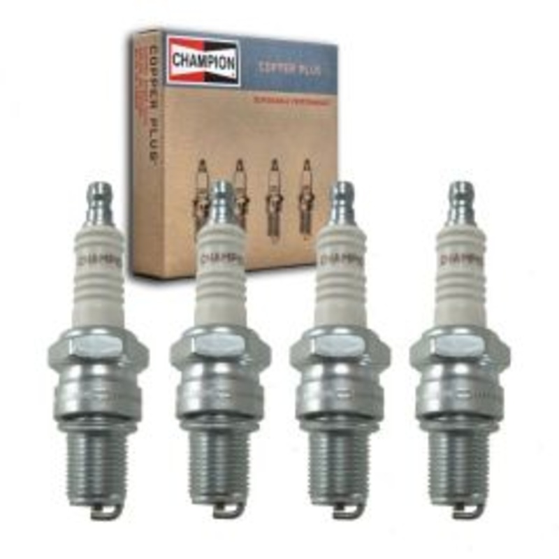 4 pc Champion Copper Plus Spark Plugs for 1966-1967 Fiat 124 1.2L L4