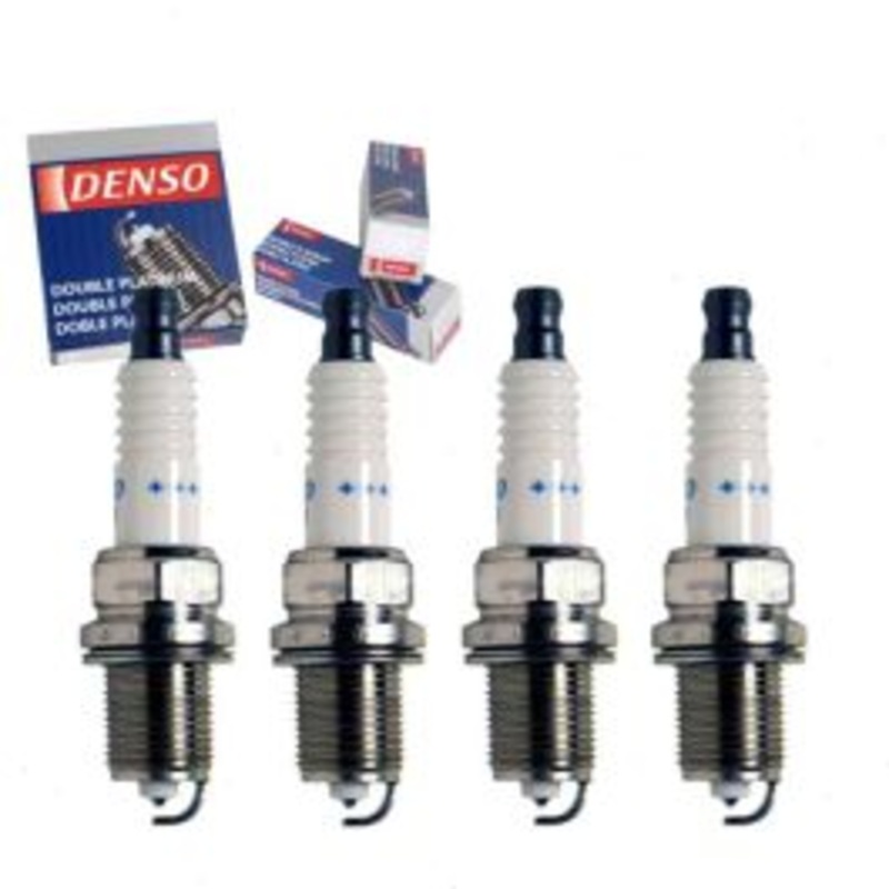 4 pc DENSO Double Platinum Spark Plugs for 1982 Ford EXP 1.6L L4