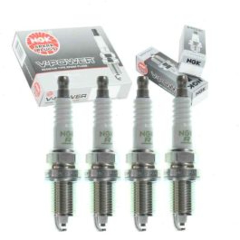 4 pc NGK V-Power Spark Plugs for 2001-2003 Acura EL 1.7L L4