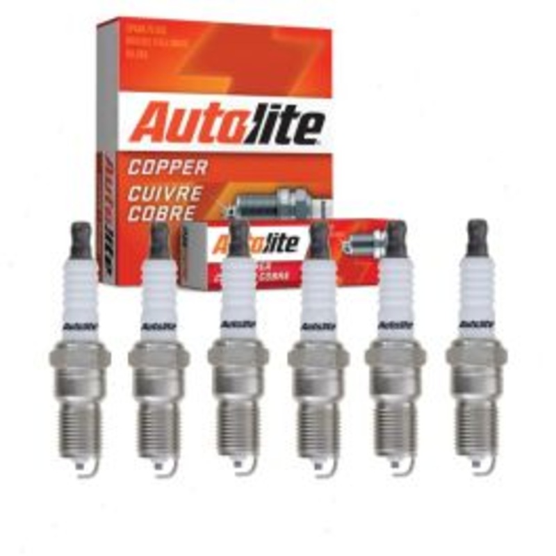 6 pc Autolite Copper Core Spark Plugs for 1992 Oldsmobile Achieva 3.3L V6