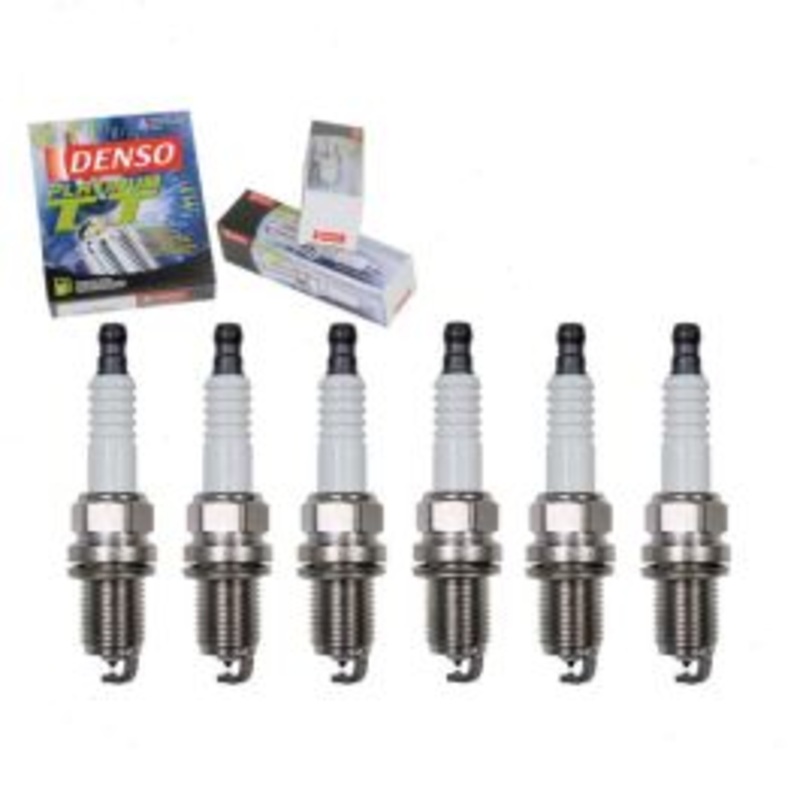 6 pc DENSO Platinum TT Spark Plugs for 1992-2005 BMW 325i 2.5L L6