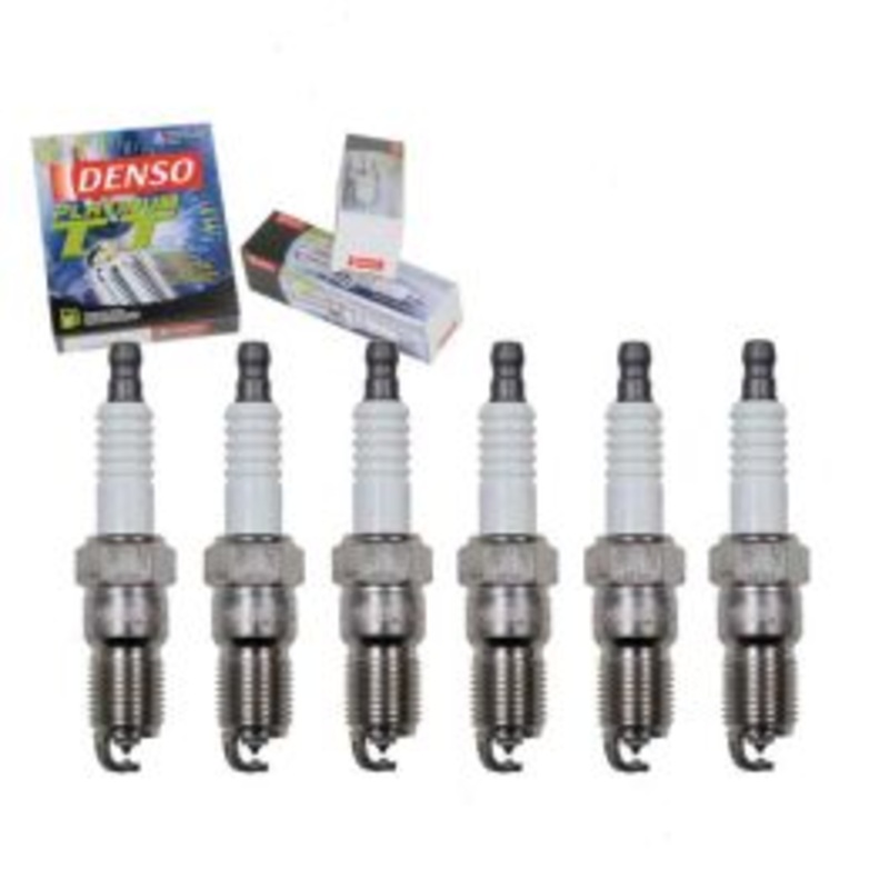 6 pc DENSO Platinum TT Spark Plugs for 1996-2005 GMC Safari 4.3L V6