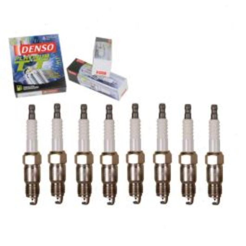 8 pc DENSO Platinum TT Spark Plugs for 1987 GMC V2500 5.7L V8