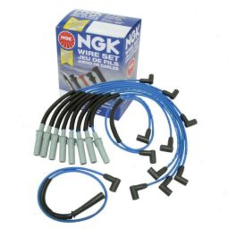 NGK Spark Plug Wire Set for 1993 Dodge D350 5.9L V8