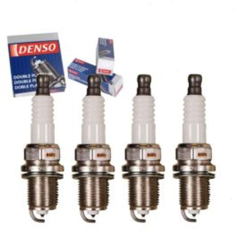 4 pc DENSO Double Platinum Spark Plugs for 1992-1995 Toyota MR2 2.2L L4