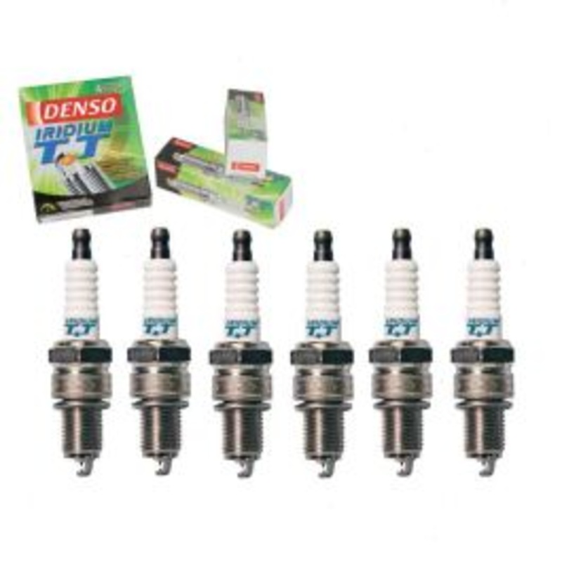 6 pc DENSO Iridium TT Spark Plugs for 1971-1973 International 1210 3.8L 4.2L L6