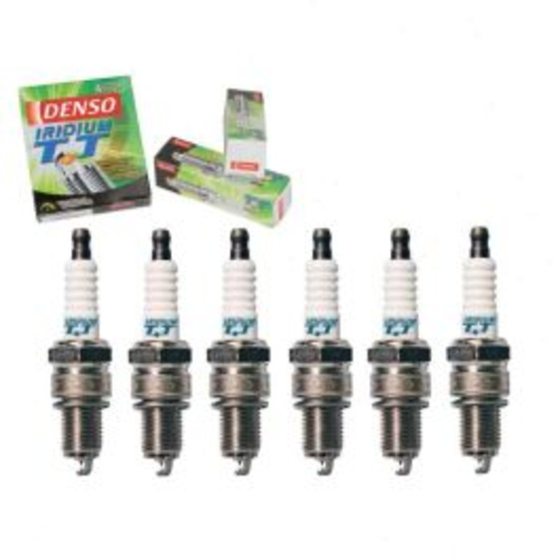 6 pc DENSO Iridium TT Spark Plugs for 1974 International MHC1310 4.2L L6